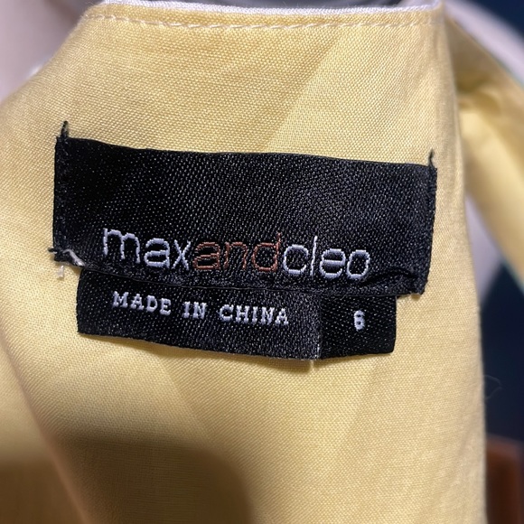 Size 6 Max and Cleo mini dress hundred percent cotton - Picture 5 of 6